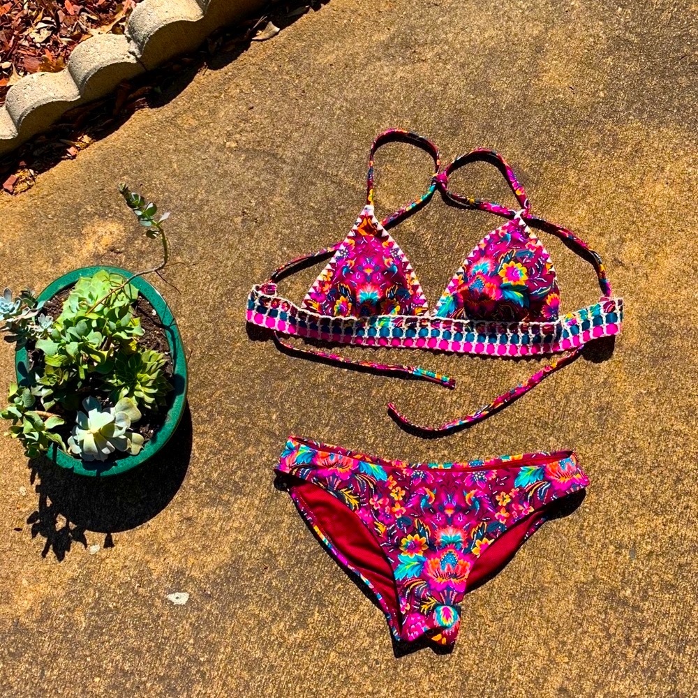 Xhilaration swim, gorgeous crochet colors bathing
